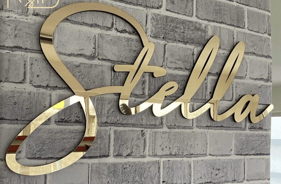 Acrylic Name Sign