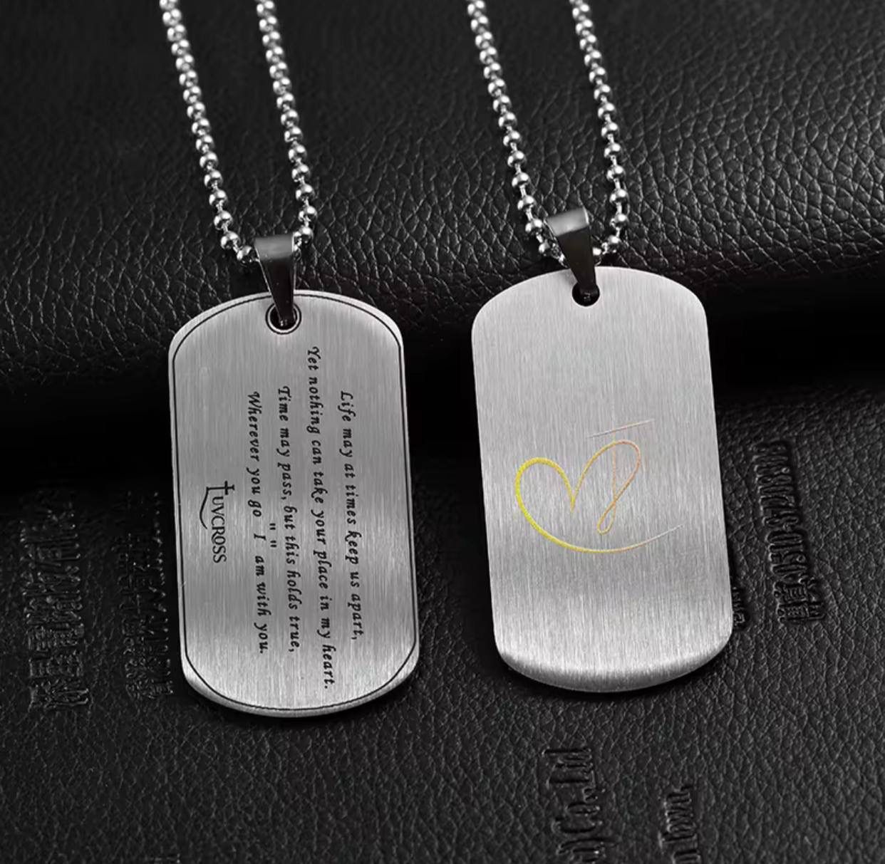Engraveable Army/Dog Tag Chains