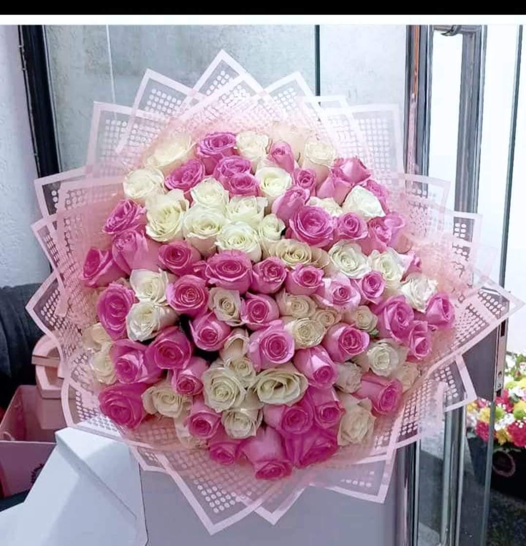 Pink Bouquet of Flowers